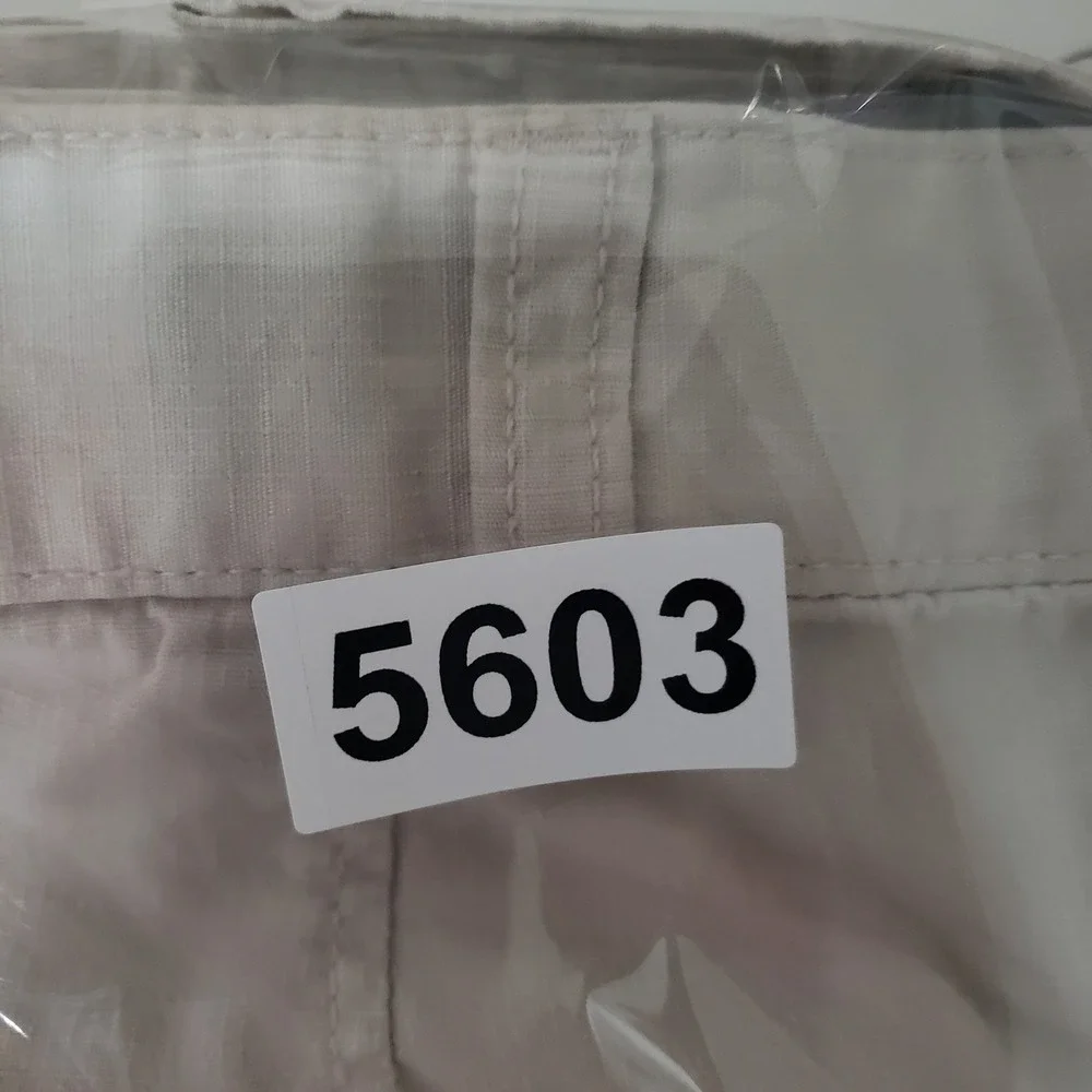 Geoffrey Beene Shorts Mens 42 Beige Cotton Ripstop Cargo Flat Front‎ Casual